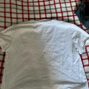 Fashion nova white cropped tee with embroidered flowers